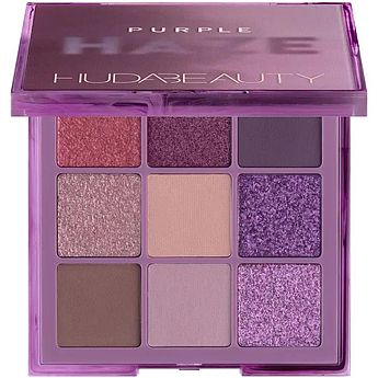 Палетка тіней HUDA BEAUTY Haze Obsessions Palette Purple 5.8 г