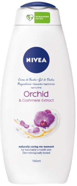 Гель для душу Nivea "Orchid & Cashmere" (750мл.)