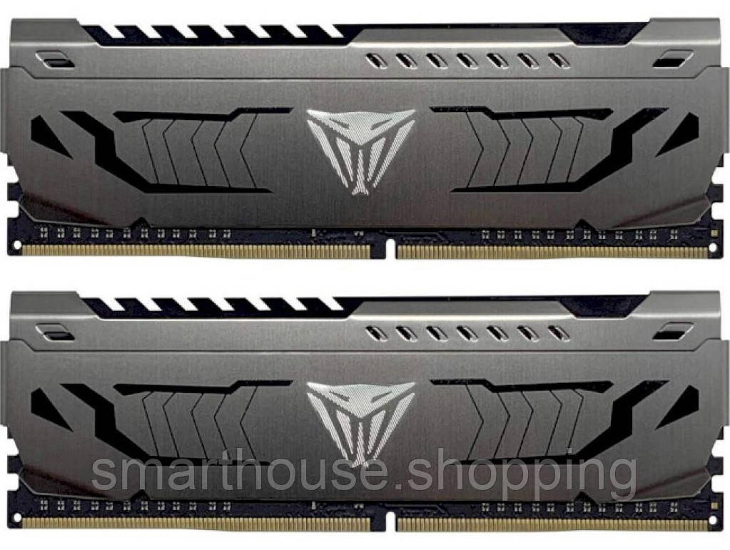 Модуль пам`яті DDR4 2x8GB/3600 Patriot Viper Steel Gray (PVS416G360C7K), фото 1