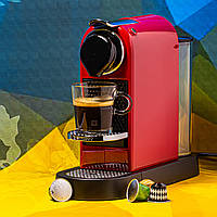 Кофемашина капсульная Nespresso Citiz Cherry Red