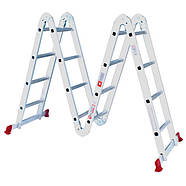 Драбина алюмінієва мультифункціональна трансформер INTERTOOL LT-0029, фото 9