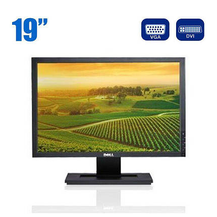 Монітор Dell 1909Wf Black / 19" (1440x900) TN / VGA, DVI / VESA 100x100, фото 2