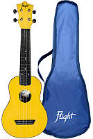 Укулеле сопрано Flight TUS35 Yellow Soprano Travel Ukulele