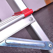 Драбина алюмінієва 4 щаблі INTERTOOL LT-1004, фото 4