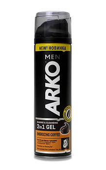 Arko men гель для гоління та умивання 2 в 1 з екстрактом кавових зерен 200 мл