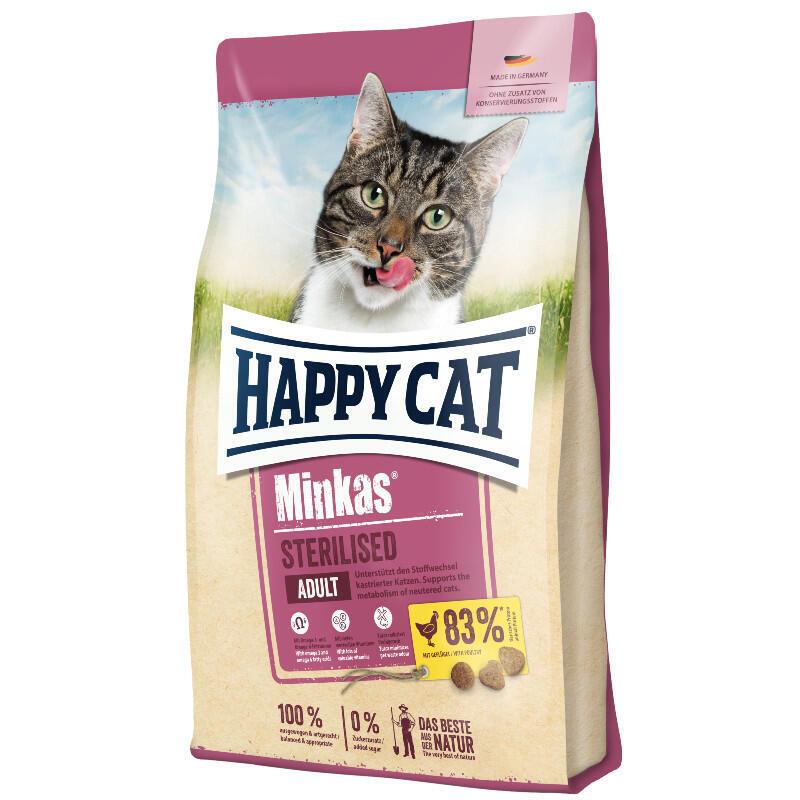 Happy Cat Minkas Sterilised (Хеппі Кет Мінкас Стерилізед) сухий корм для стерилізованих котів