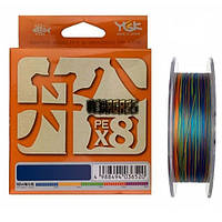 Шнур YGK Veragass Fune X8-150m #0.6/5.2kg 10m x 5 colors (5545.02.60)