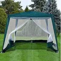 Павильон шатер тент с москитной сеткой и молниями S3301