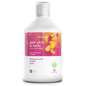 Вітаміни для волосся, шкіри та нігтів Sporter Hair Skin & Nails 500 мл