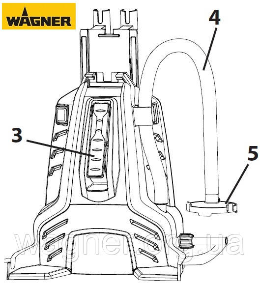 Удерживающая скоба для Wagner Flexio W990 - фото 5 - id-p260353583