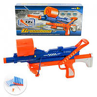 Автомат бластер 2 в 1 арт. 779-2 Crossbow мягкие пули присоски игрушечное детское оружие пистолет