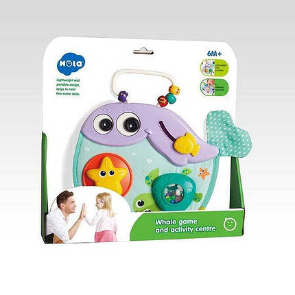 Брязкальце дитяча Hola тріскачка, шелестить елемент, пальчиковий лабіринт, E268, фото 1