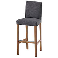IKEA Барный стул со спинкой BERGMUND (793.846.70)