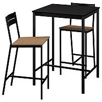IKEA Барный стол и 2 табурета SANDSBERG / SANDSBERG (394.204.20)