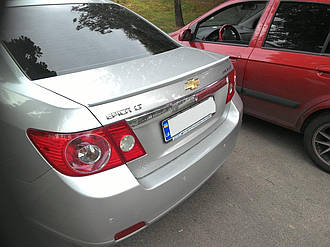 Спойлер багажника (сабля, лип спойлер, качиний хвостик) Chevrolet Epica 2006-2012 г. Шевролет Епіка ABS