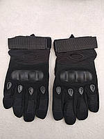 Тактичні повнопалі рукавички Oakley Чорні