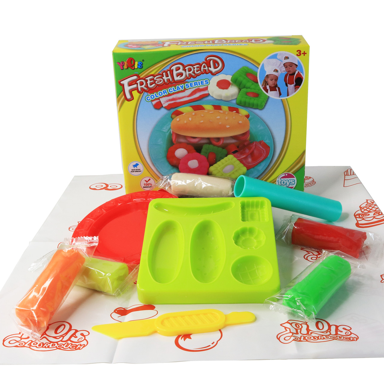 Набір пластиліну для ліплення Alento Playdough Fresh Bread