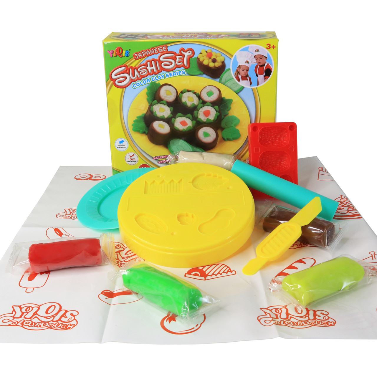 Набір пластиліну для ліплення Alento Playdough Sushi Set