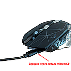 Миша бездротова з підсвічуванням A4 Star Black. Мишка USB, 2.4 ГГц, оптична з акумулятором, фото 9