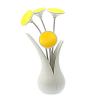 Ночник Цветок с датчиком темноты UFT Flowers NightLight Yellow