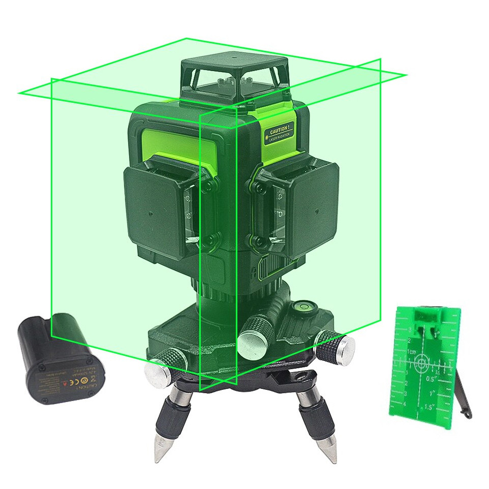 Лазерний рівень Нівелір 3D - 12 Ліній Laser Level green (Bls0057)