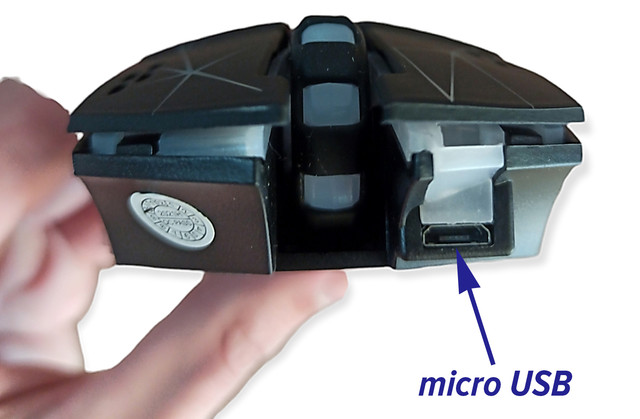 Мишка USB оптична бездротова з підсвічуванням A4 Star Black