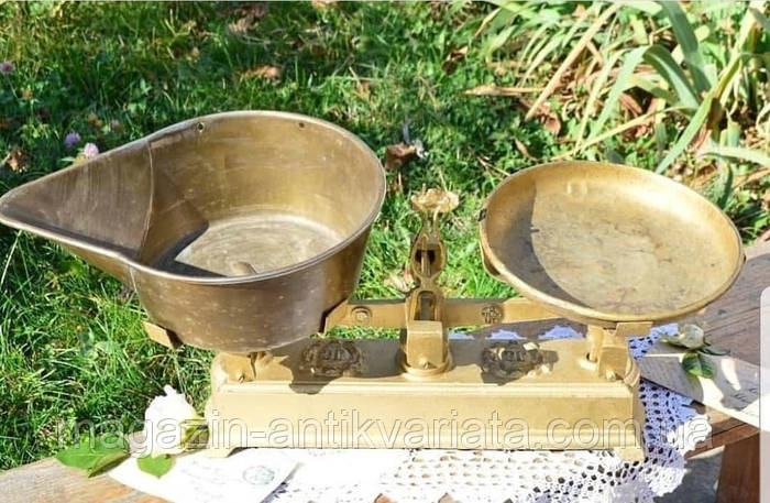 Весы с чашами латунь (ID#1612499417), цена: 1900 ₴, купить на Prom.ua