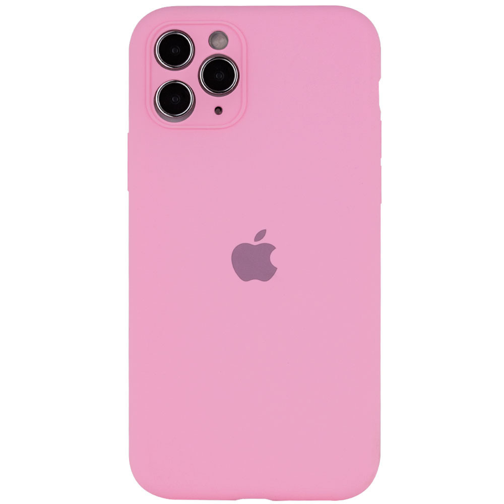 Силіконовий Чохол на iPhone 11 Pro Max 6.5" повний захист камери Silicone Case 100% Рожевий