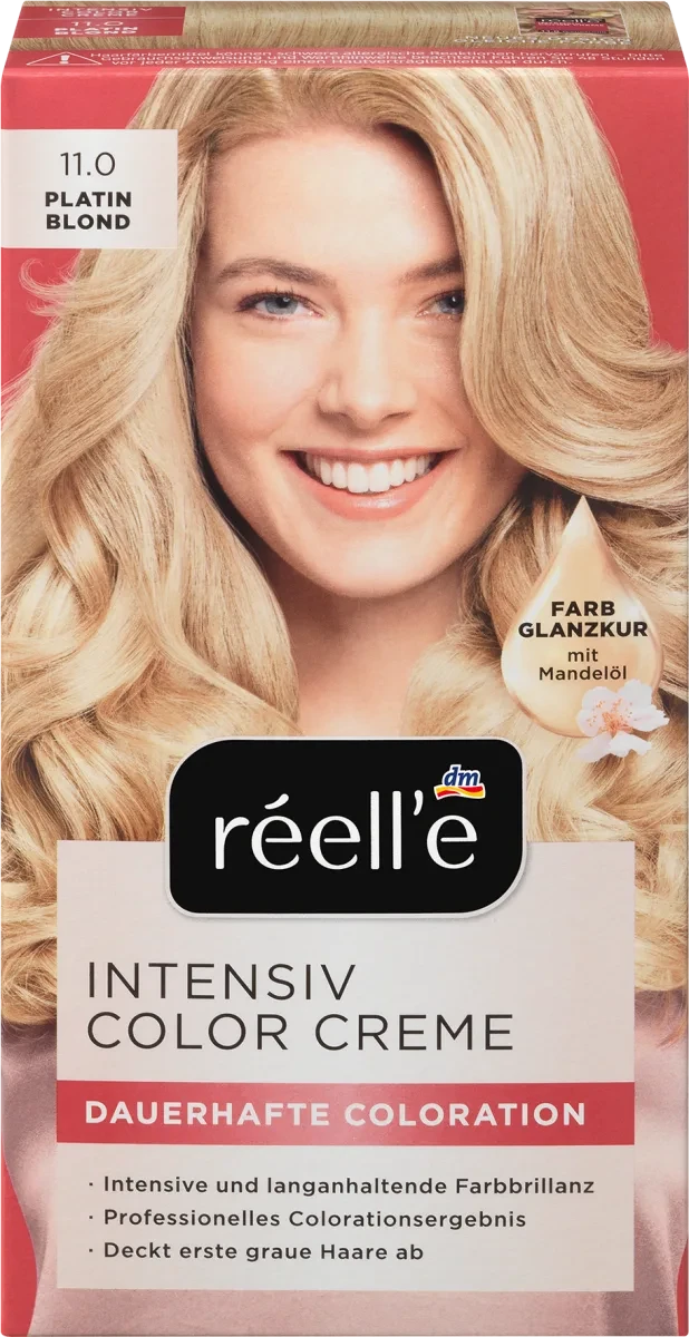 Інтенсивна крем - фарба для волосся réell'e Intensive Color Creme Platinblond, 11.0 (світлий блонд)