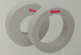 Полірувальний войлочний круг (зелений знак) 150*105*35, фото 1