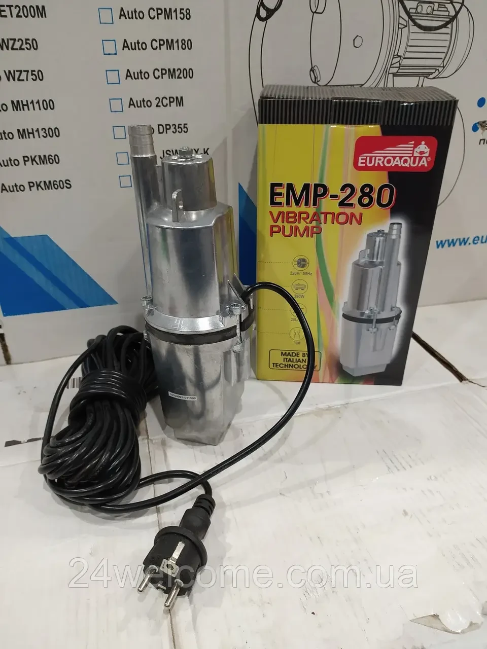 Вібраційний насос Euroaqua EMP 280 (Польща)