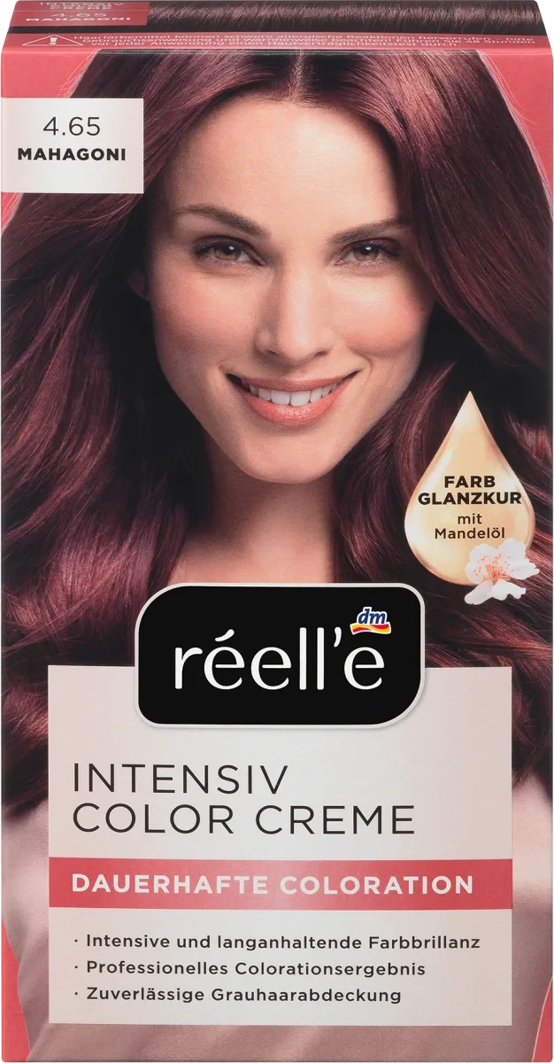 Інтенсивна крем - фарба для волосся réell'e Intensive Color Creme Mahagoni, 4.65 (махагон)