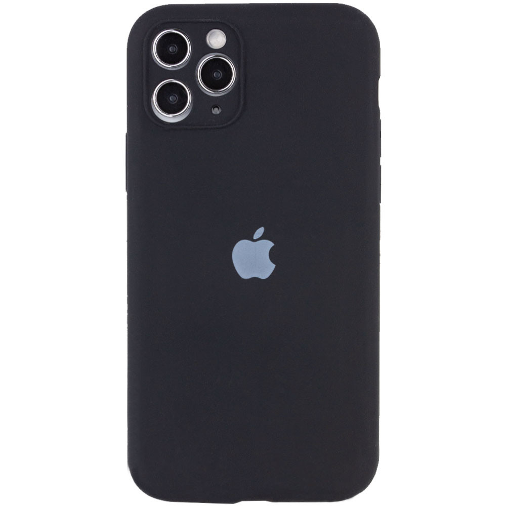 Силіконовий Чохол на iPhone 11 Pro Max 6.5" повний захист камери Silicone Case 100% Чорний
