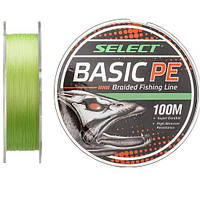 Шнур Select Basic PE 100m (салат.) 0.08mm 8LB/4kg (1870.27.46)