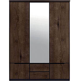 Шафа платтяна Джулі SZF2D1L2S Венге/Дуб Конкордія