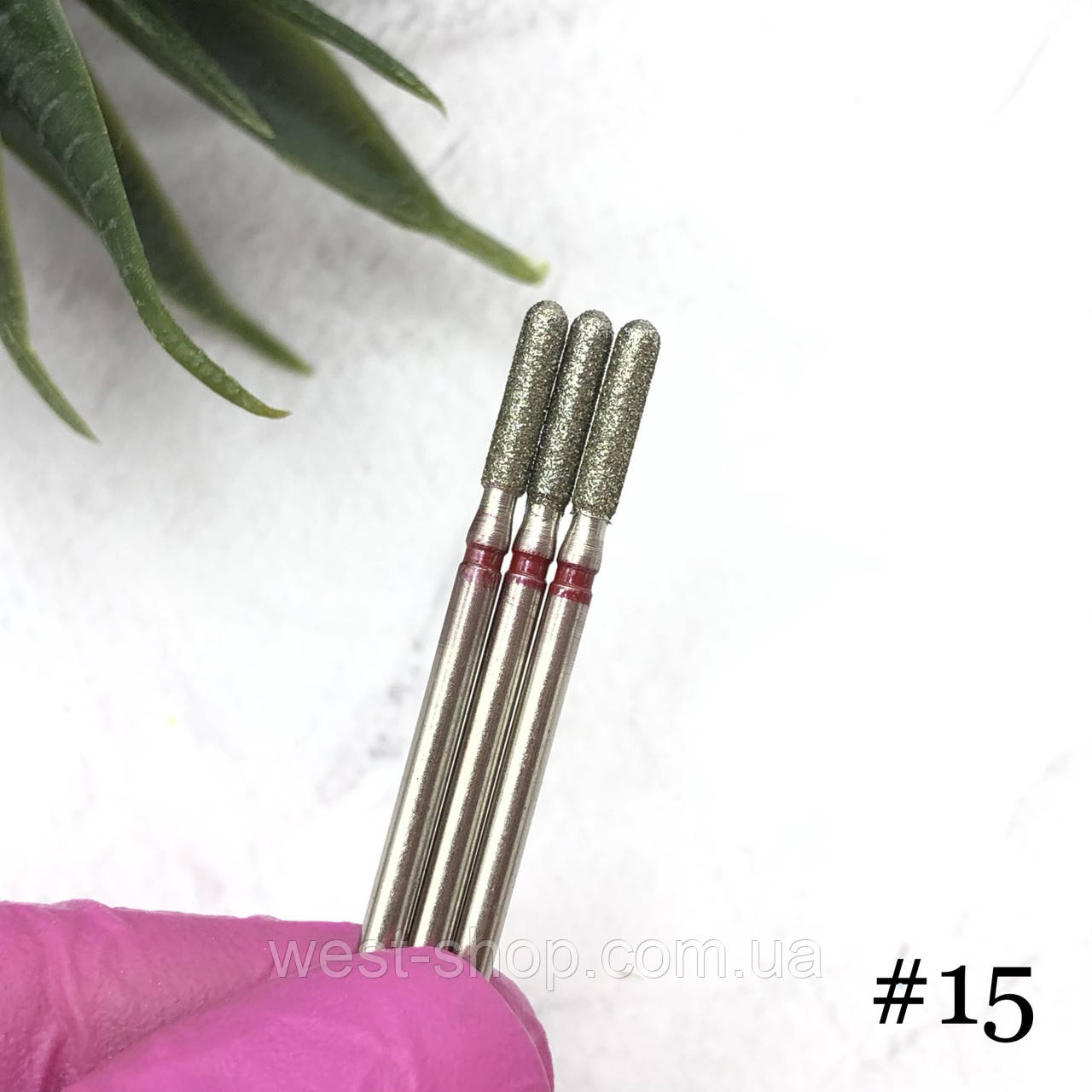 Насадка алмазная №15, красная
