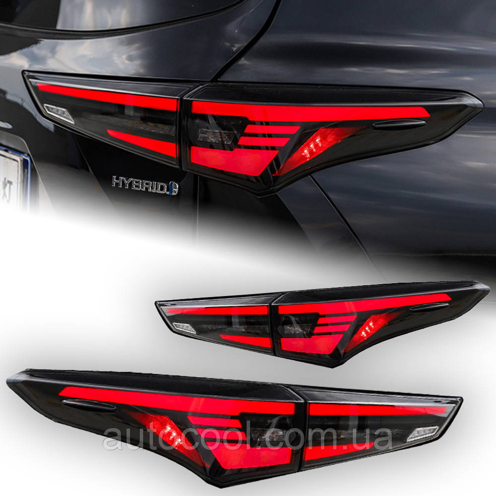 Задні LED ліхтарі Toyota Highlander 2020+ г.в. Тойота Хайлендер, фото 1