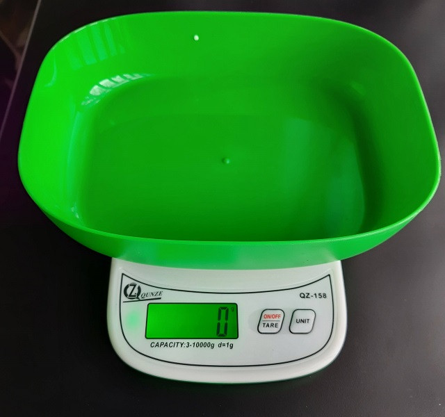 Весы кухонные QZ-158 10кг (1г) чаша