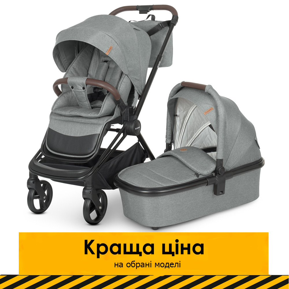 Універсальна коляска 2в1 El Camino Persona ME 1091 Gray Сірий