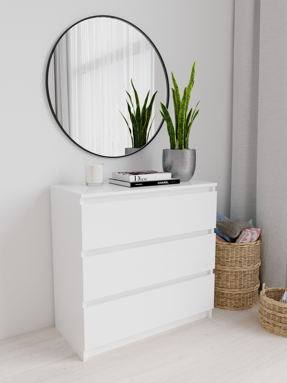 Комод без ручек. 80×40 висота 76 см., фото 1