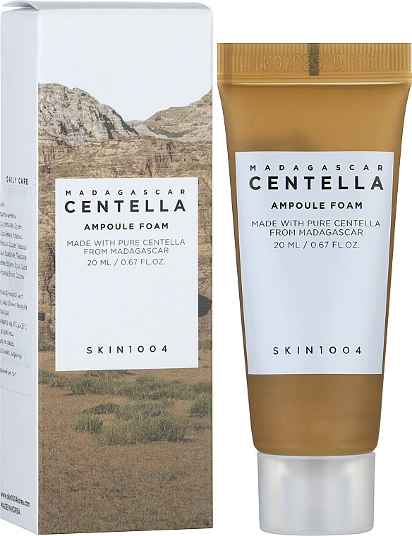 Ампульна пінка для вмивання Skin1004 Madagascar Centella Ampoule Foam мініатюра 20 мл.