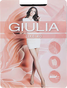 Класичні колготки Like Nero 40 den Giulia Чорні (Розмер 3)