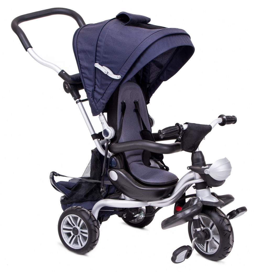 Дитячий трехколісний велосипед AC-3 з каучуковими колесами., фото 1