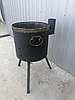 Піч під узбецький та азіатський казан на 12 л із димоходом (Ø400 мм, 3 мм стінки) (пічка, вогнище), фото 6