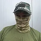 Чоловіча кепка з липучкою бейсболка / Кепка з козирком Камуфляж піксель, фото 6