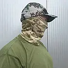 Чоловіча кепка з липучкою бейсболка / Кепка з козирком Камуфляж піксель, фото 7