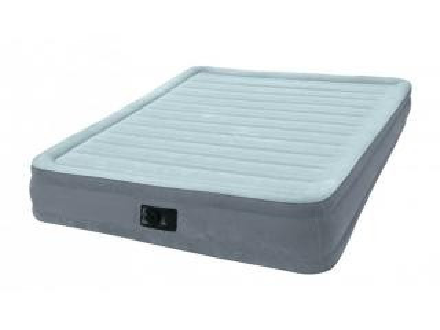 Надувне ліжко-матрац Intex Comfort-Plush Mid Rise Queen 67770 L вбудований електронасос, фото 1