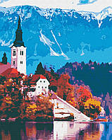 Набор для росписи, картина по номерам, "Австрийский пейзаж", 40х50см, "RIVIERA BLANCA"