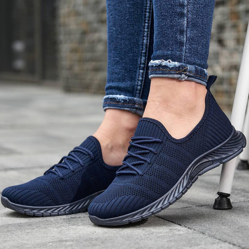 Купить Кроссовки женские синие сетка на лето дешево от интернет ...