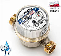 Лічильник холодної води Ду15 (Q3 2.5 м3/год, L = 110 мм) лічильники для води (квартирні) "Ecomess Picoflux" Польща
